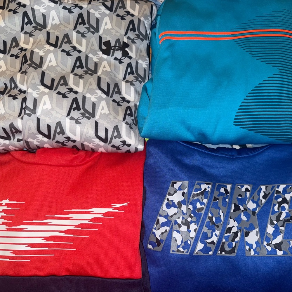 Nike and UA Graphic Hoodies Set